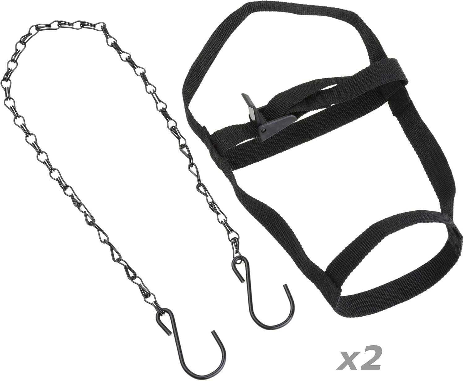 1 Pair Chicken Hanging Straps for Chicken Waterer Feeder Harness Chick Brooder Coop Cage Does NOT Include Bottle Or Base