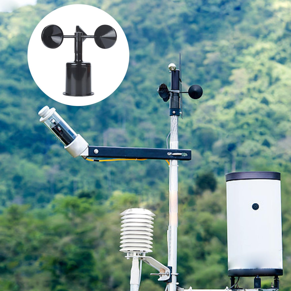 1PC Anemometer Shells, Weather-Resistant Plastic Wind Speed Meter Shells, Easy to Install Wind Speed Measuring Device Shells, Wind Meter Accessories.