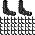 50pcs 1/2" Poly PPSU Barb Crimp PEX Elbow Fittings, No Lead