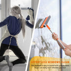 Window Squeegee for Home Glass, 20''-30'' Car Windshield Cleaner Tool