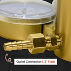 High Pressure Nitrogen Regulator,0-4500PSI,CGA580 Inlet