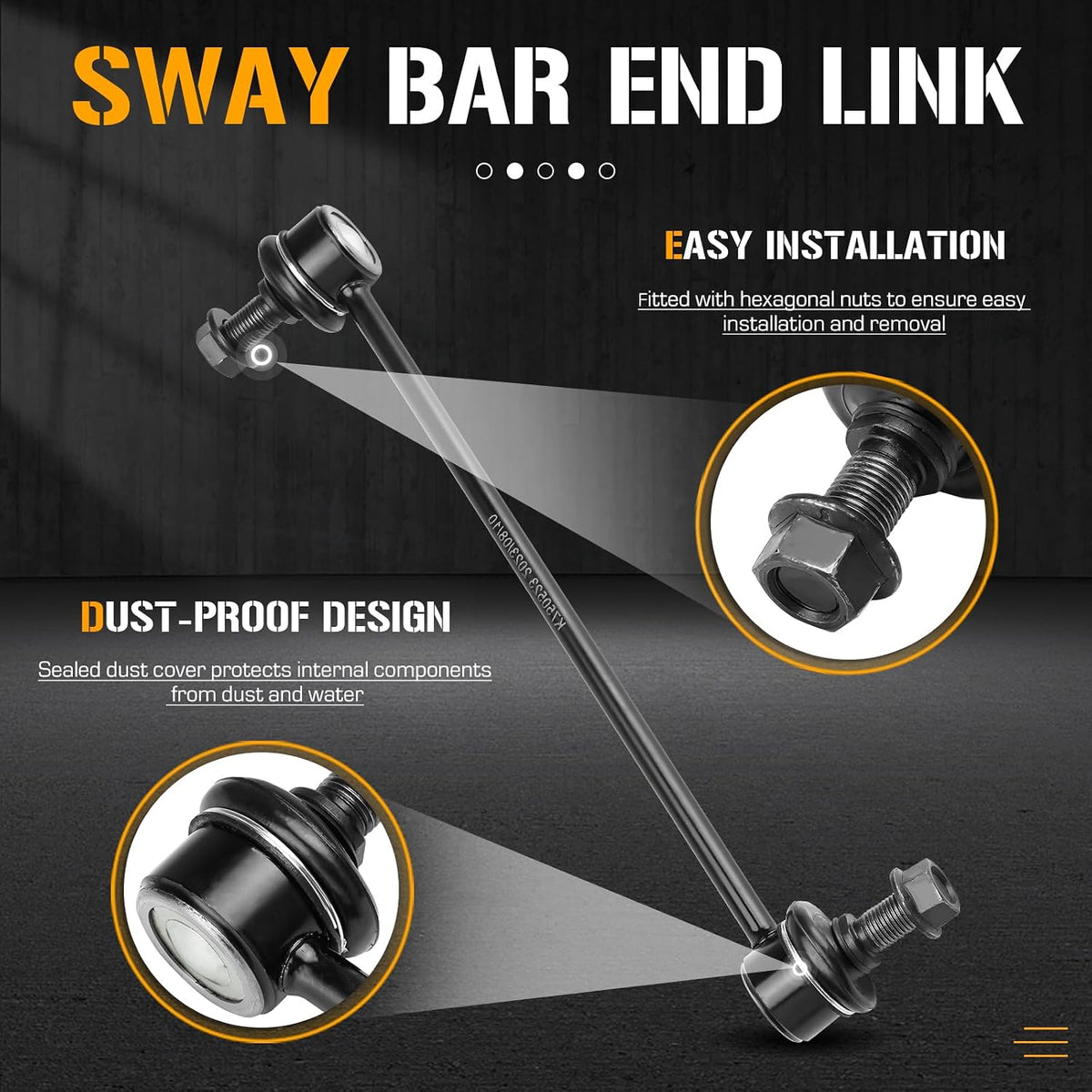 Front Struts Sway Bar Links Fit for Hyundai Elantra Sedan 2011-2016