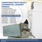 W11190039 Coin Box Lock Assembly with 2 Keys for Whirlpool Commercial