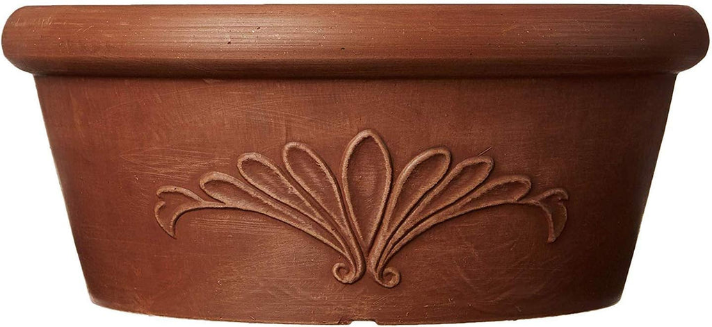 PSW TA25TC Plastic/Stone/Wood Composite Bulb Pan – No Drainage Hole (Drillable), Planter Bowl for Succulents, Bonsai