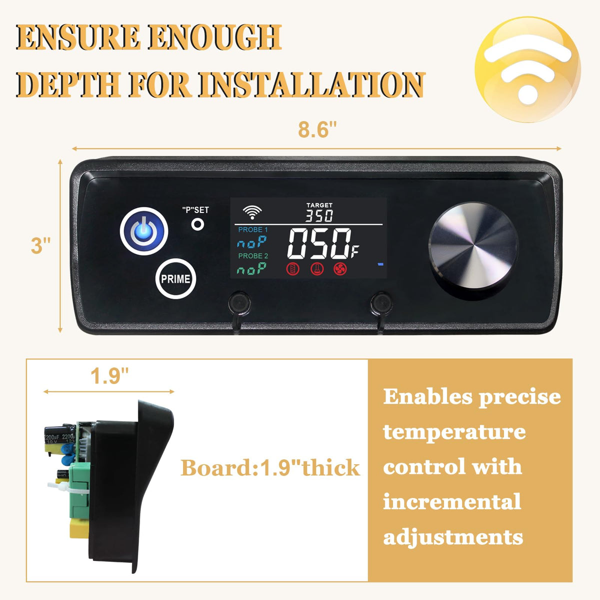 Upgrade WiFi PID Controller for Pit Boss Austin XL 1000 Pellet Grill
