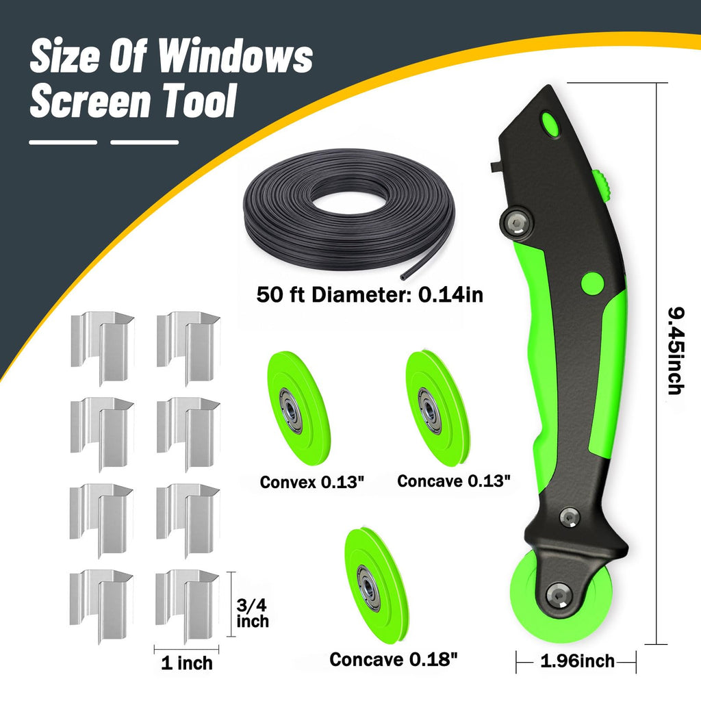 Window Screen Replacement,Versatile Window Screen Door Kit