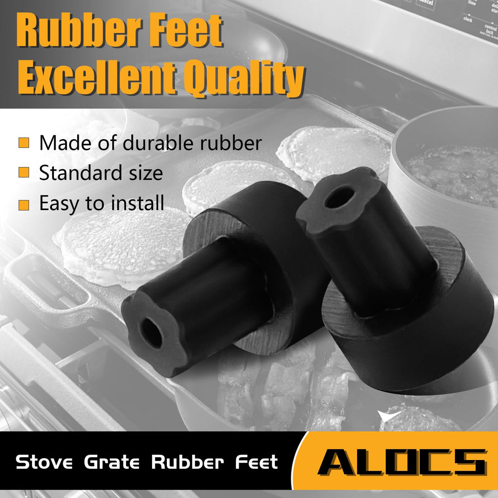 W10919249 Stove Grate Rubber Feet for Samsung Range Grate Feet (14 Pack)