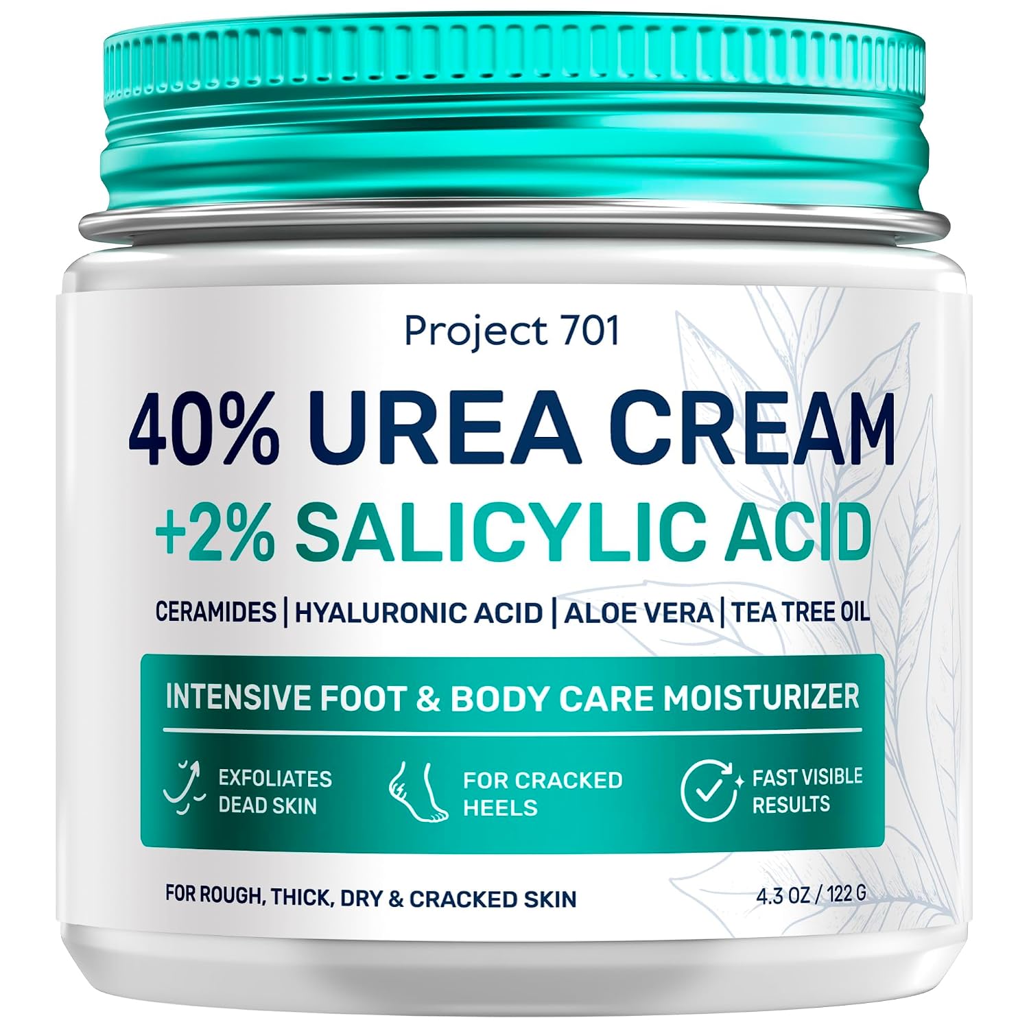 Urea Cream 40 Percent for Feet Maximum Strength - Urea Foot Cream and Callus Remover, Exfoliating Heels Cream with