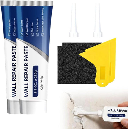 (2PCS) Efficient Drywall Repair Kit with Scraper, 2026 New Quick Drying Wall Mending Agent for Holes & Cracks Nail