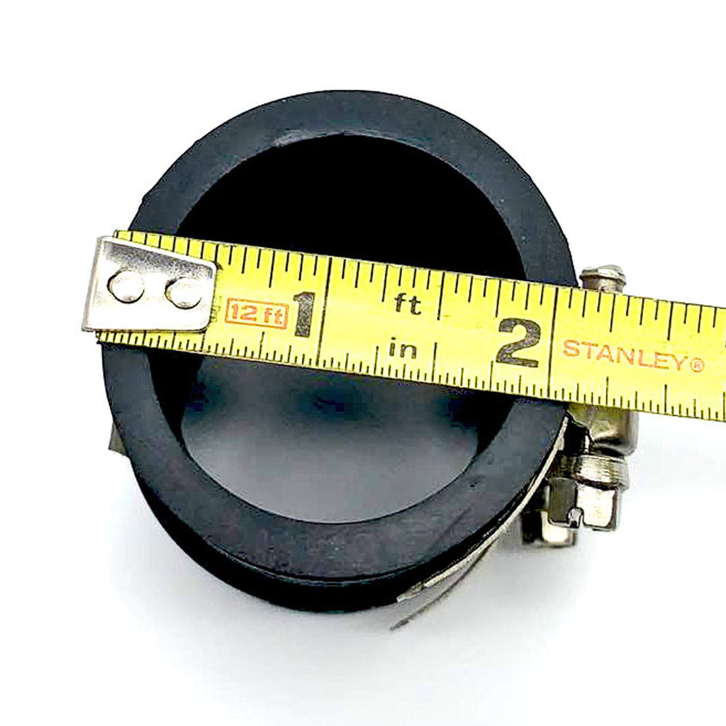 Rubber Flex Coupling Unparallel 1-1/2” x 1-1/4”, Black