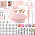 Cake Decorating Supplies Kit Tools 356pcs, Baking Accessories with Cake Turntable, Pastry Piping Bag, Piping Icing