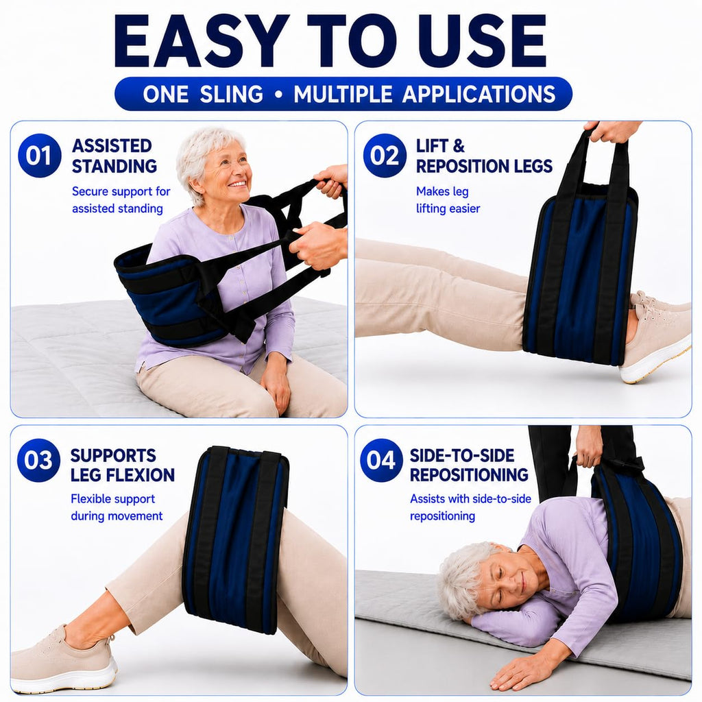 Patient Transfer Sling, Lift Assist Belt for Seniors, Elderly and Disabled
