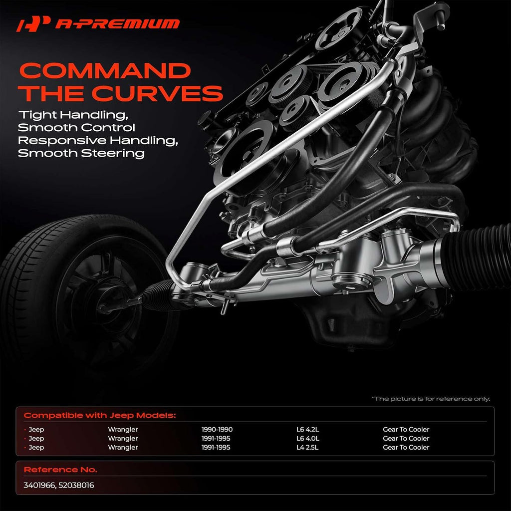 A-Premium Power Steering Return Hose Assembly Compatible with Jeep