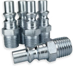 5 ARO Style 1/4" NPT Male Coupler Nipples for Shop Air Line Hose Tools by TYK Industries