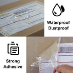 Packing Slip Envelope Pouches 6" x 9" Shipping Label Sleeves Clear Plastic Adhesive Packing List Envelope (100pcs)