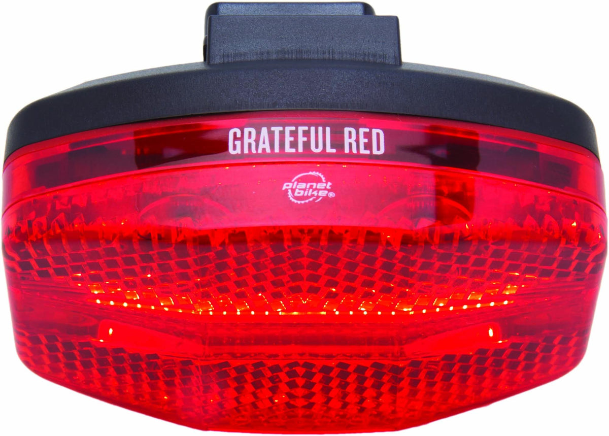 Grateful Red bike tail light