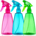 Spray Bottles 3-Pack, 16 Oz, Mist & Stream, Plastic Water Spray Bottle for Hair, Essential Oils, Plants, Cleaning