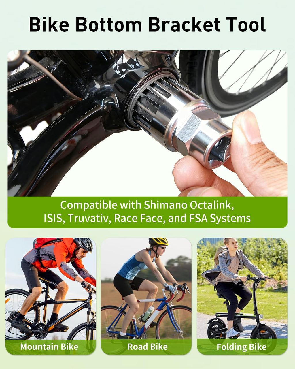 Bike Bottom Bracket Tool, Shimano Bottom Bracket Removal Tool