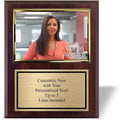 Personalized 8x10 Photo Plaque with 4x6 Horizontal Picture Holder | Custom Engraved Gold Frame Award Plaque, Add Your