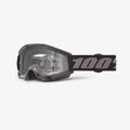 Strata Mini Kids Motocross Goggles - Black/Clear Lens