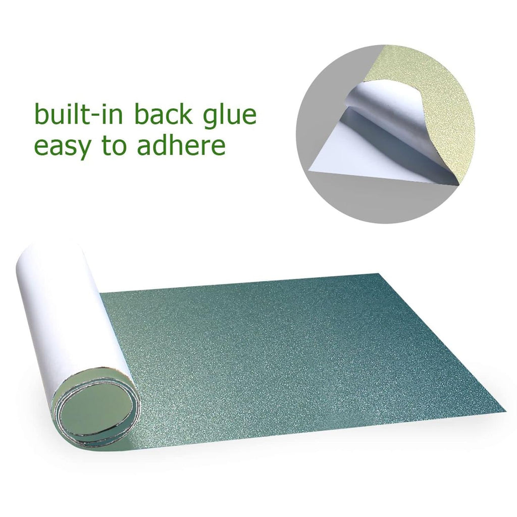 Green Gradient Skateboard Grip Tape Non Slip 44.1"x10.1" Longboard Grip Tapes Scooter Griptape Sheet Sticker Bubble