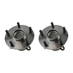TRQ 2 Piece Rear Passenger Side Driver & Passenger Side Wheel Bearing & Hub
