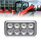 LED Work Light for Kubota Skid Steer Replace V0511-53510 (Silver-1PCS)