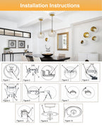 2-Pack Recessed Can Light Conversion Kit for 5" and 6" Ceiling