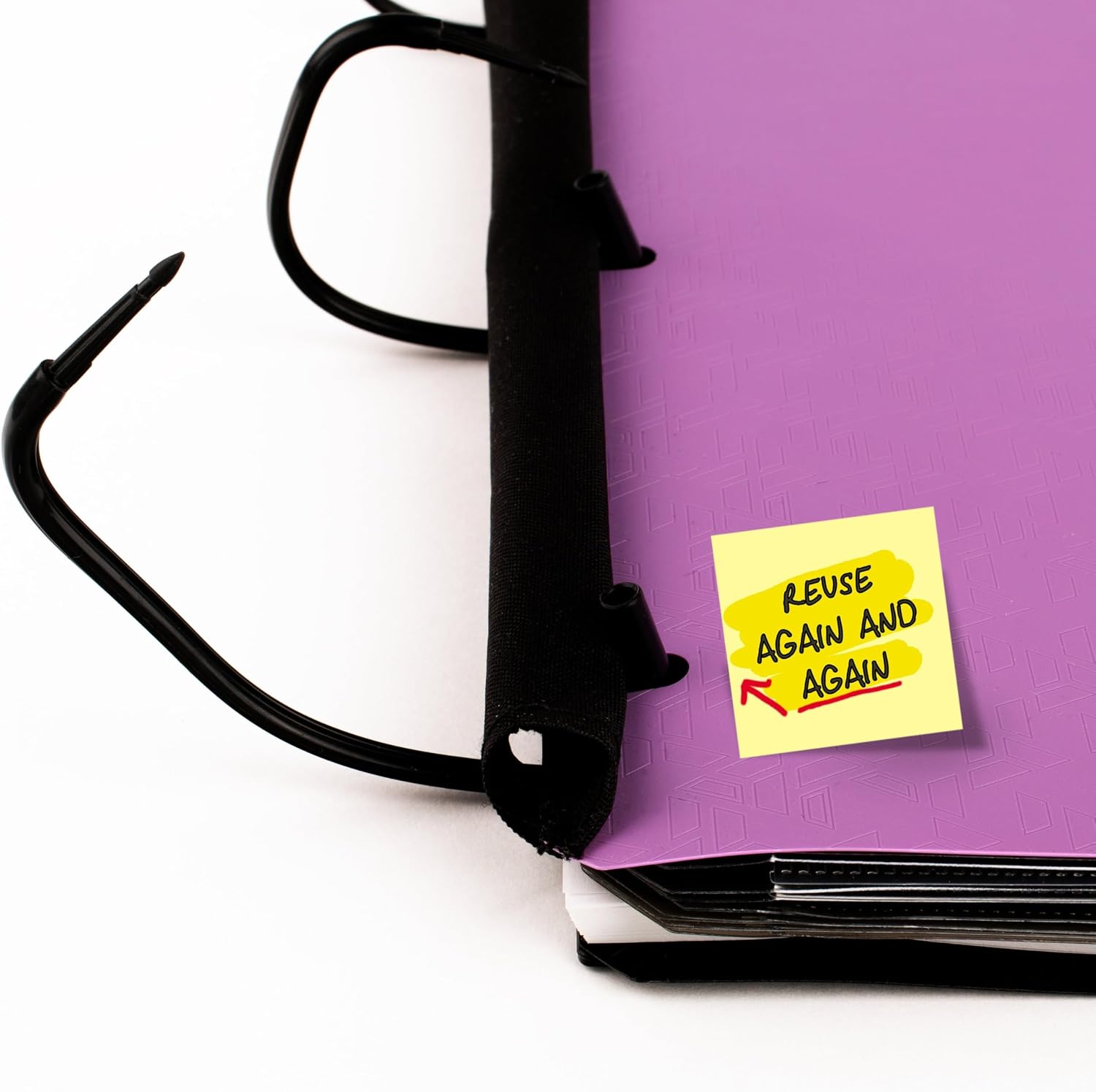 Flex Refillable Notebook + Study App 1 Inch O-Rings Binder with Pockets Tabs and Dividers, 220 Sheet Capacity