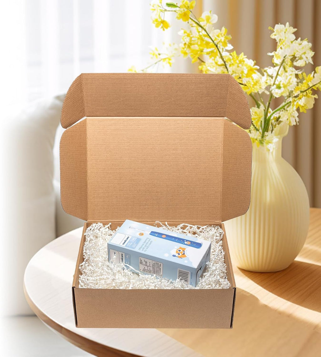 Shipping Boxes 12x9x4 Inches 20 Pack Corrugated Cardboard Brown Box
