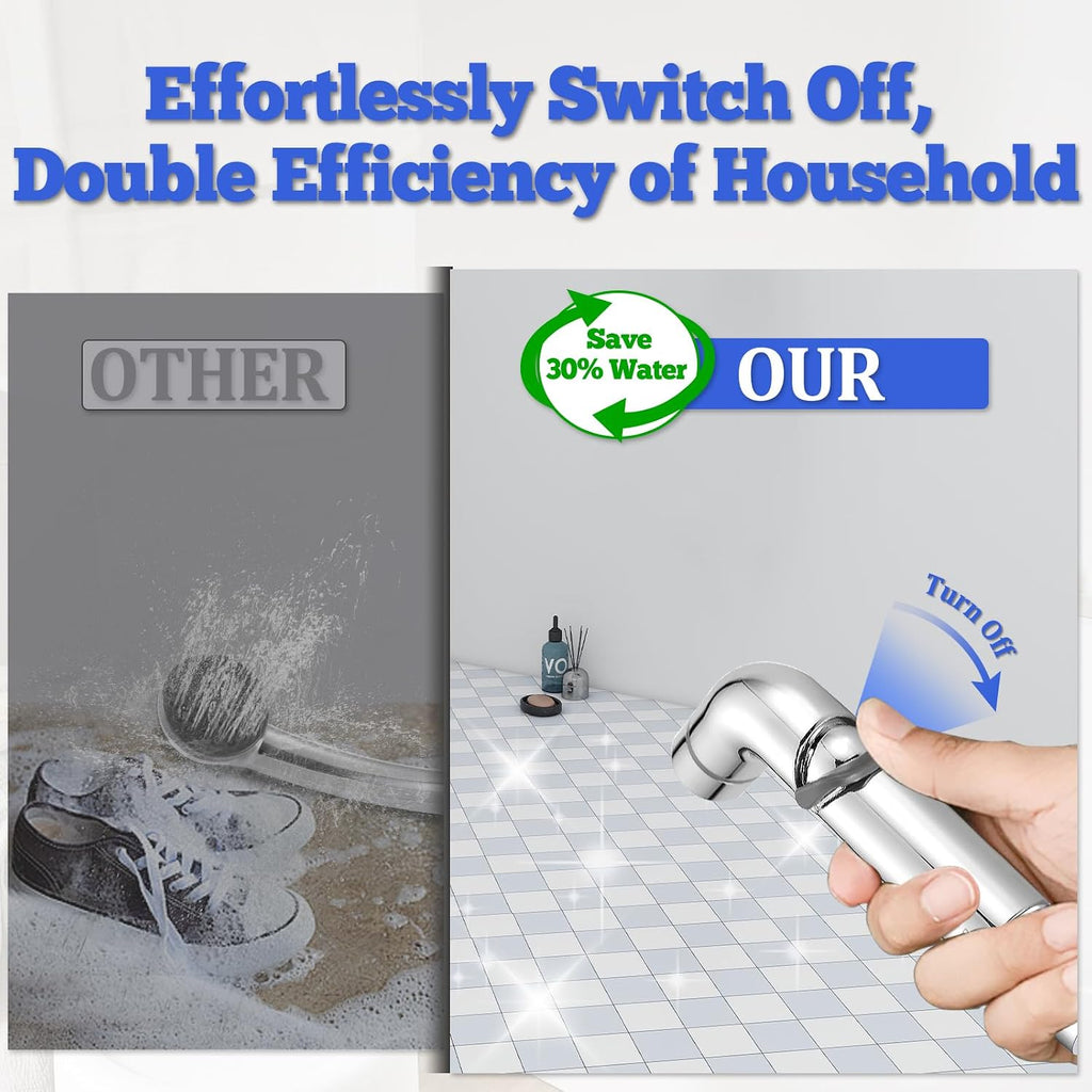 Dog Shower Sprayer Attachment, YDmeet 100 Inch Dog Washing Hose for Fast and Clean Pet Showering, Multifunctional