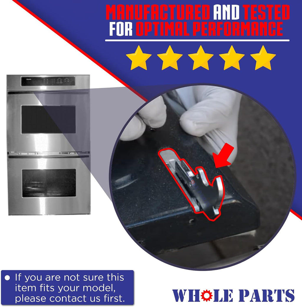 Whole Parts Upgraded 2-Piece Oven Door Hinge Kit Part# 00487746