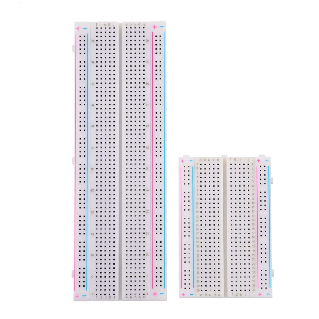 Breadboard Kit with Power Supply Module， Jumper Wires，Battery Clip，830 & 400 tie-Points Breadboard