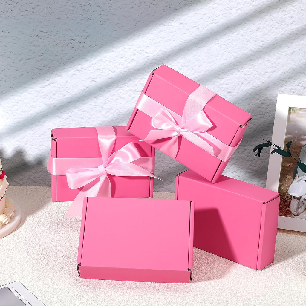 50 Packs Shipping Boxes Cardboard Corrugated Mailer Packaging Boxes for Small Business Cute Small Box Cardboard