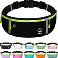 Running Belt Slim Fanny Pack Jogging Pouch Phone Holder Waist Pack - Black