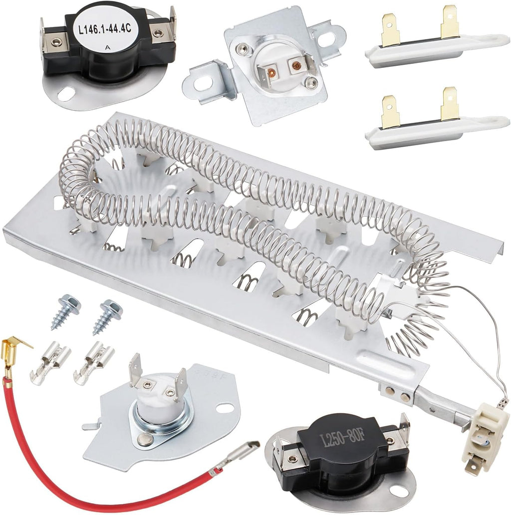 MEDX700XL0 MEDB765FW0 MEDB835DC4 Dryer Heating Element Kit Fit for Maytag