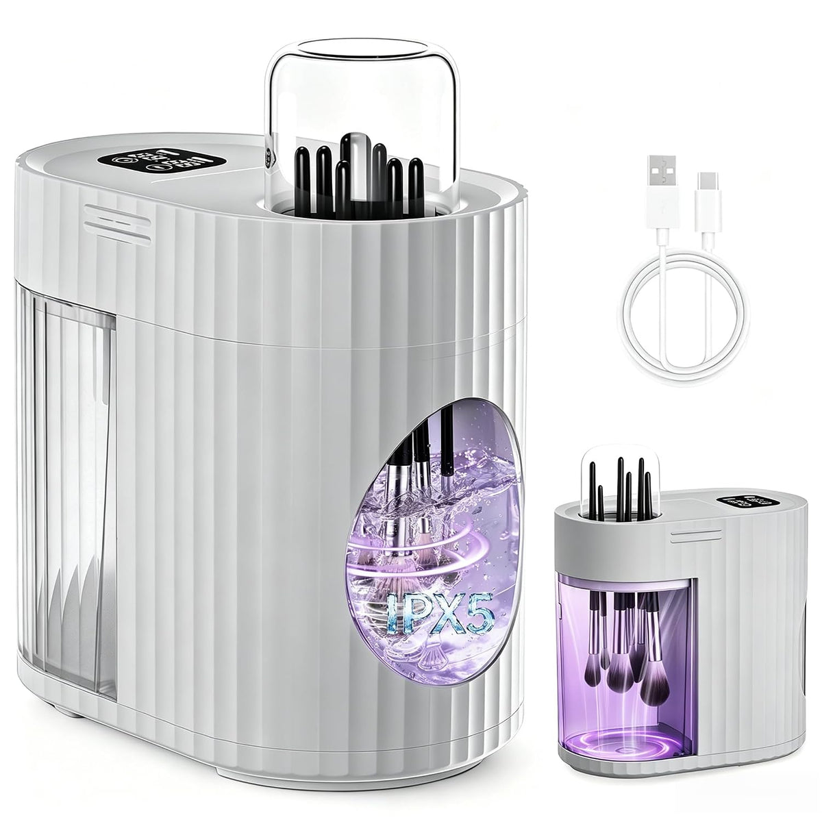 Electric Makeup Brush Cleaner Machine Automatic Deep Cleaning (Air Clean)