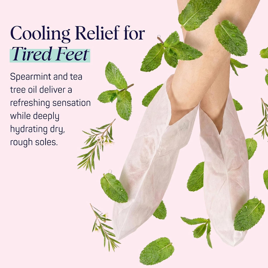 Moisturizing Hand Gloves & Foot Mask Socks | Korean Skincare Set for Dry Cracked Hands & Dry Cracked Feet Callus