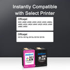 901XL Ink Cartridges Black/Color Combo Pack Replacement for HP 901 901xl