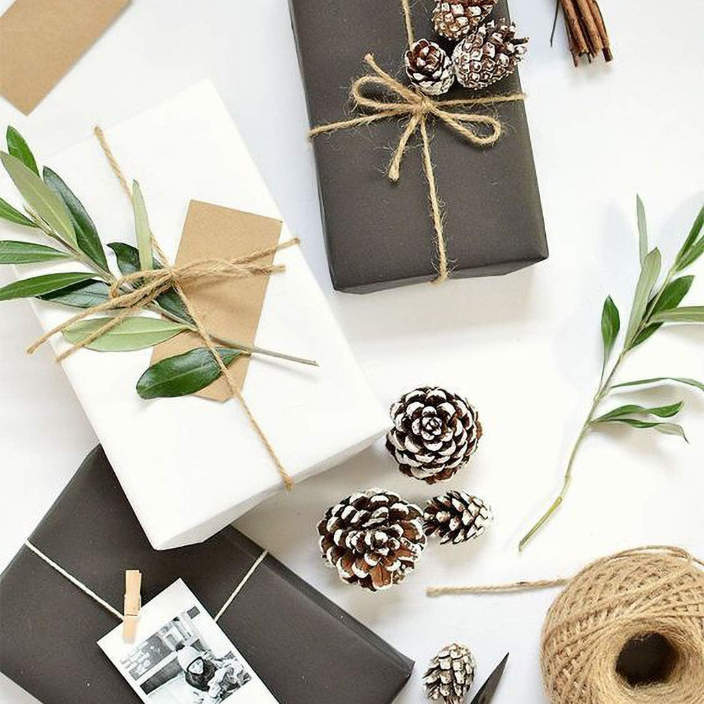 White Kraft Paper Roll - 24 inches x 100 feet - Recyclable Paper Perfect for for Crafts, Art, Wrapping, Packing