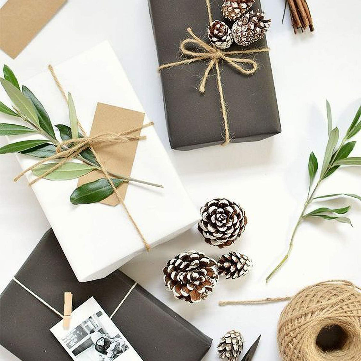 White Kraft Paper Roll - 24 inches x 100 feet - Recyclable Paper Perfect for for Crafts, Art, Wrapping, Packing
