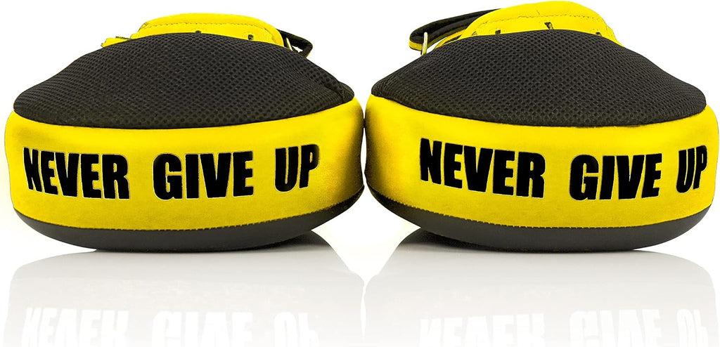 FMV13 Maximized Focus Mitts, Muay Thai Kickboxing MMA Punching Pads | Premium Syntek leather shell with multi-layer