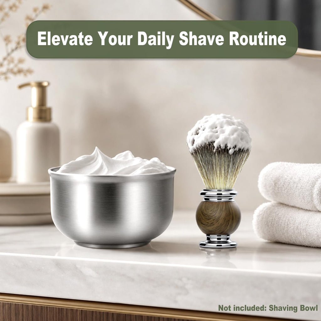 Men's Luxury Shaving Brush - GRUTTI Shave Brush for Wet Shave Using Shaving Cream & Soap，Professional, Fast