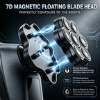 6-in-1 Back Shaver for Men, Body Groomer, Foldable Handle