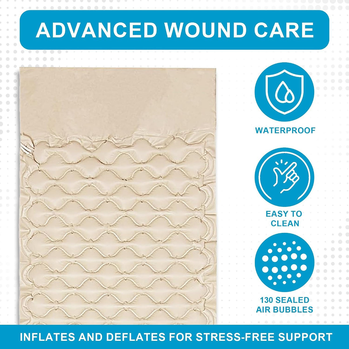 Premium Alternating Air Pressure Mattress Pad with Quiet Pump