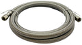 1/4" COMP X 1/4" COMP 72" Stainless Steel Hose for Refrigerators 1406RFSS