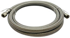 1/4" COMP X 1/4" COMP 72" Stainless Steel Hose for Refrigerators 1406RFSS