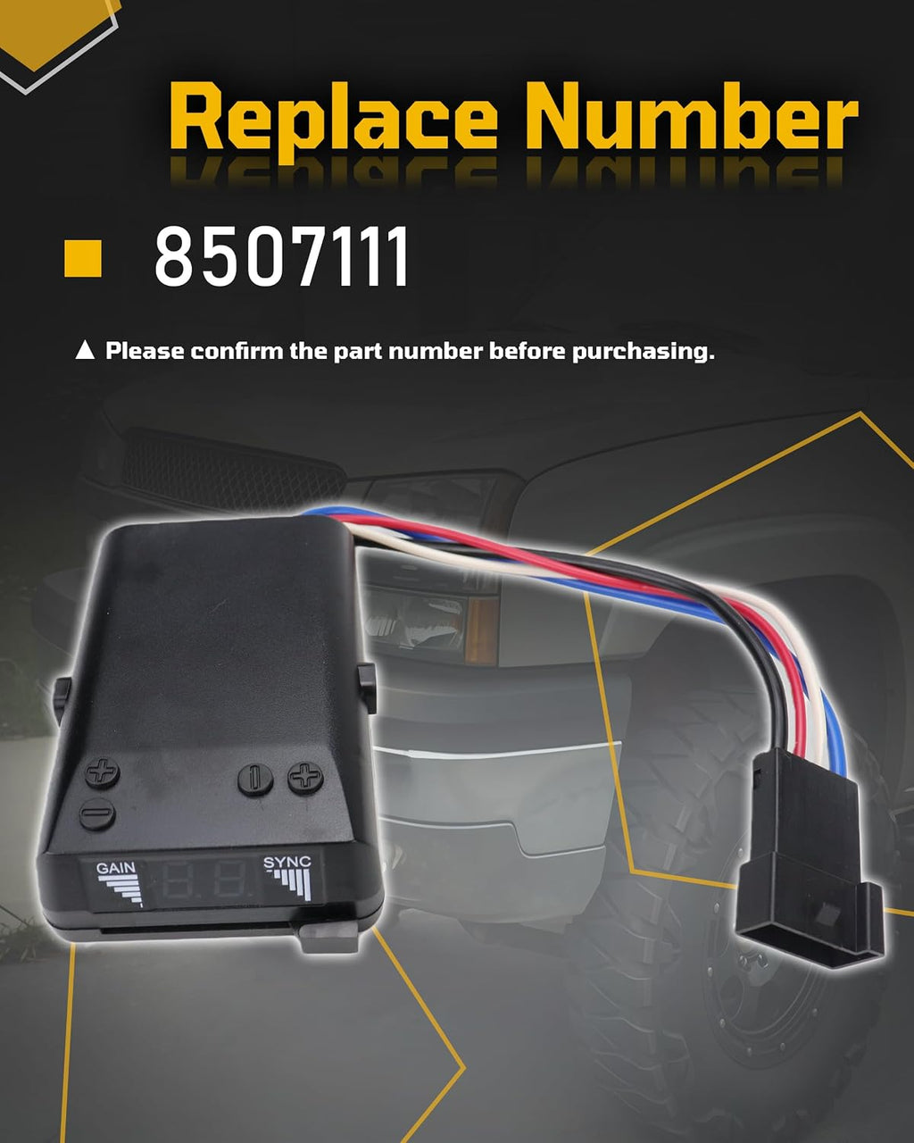 8507111 Time Delay Brake Controller Compatible with Chevy Ford General