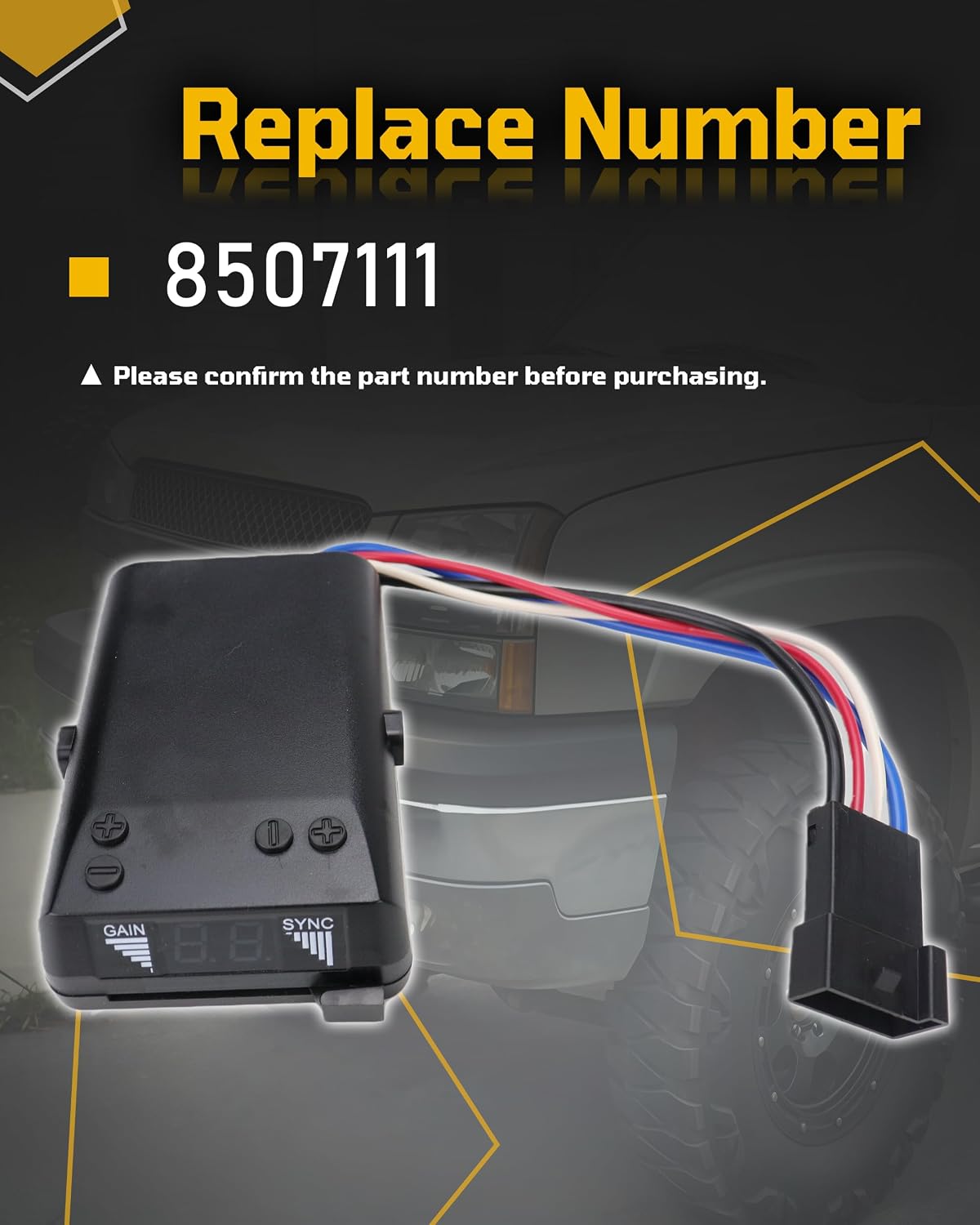 8507111 Time Delay Brake Controller Compatible with Chevy Ford General