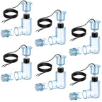 6 SS2 AC Float Switches L-Shape w/ 3/4in Adapter & 6 ft Wire for HVAC Drain